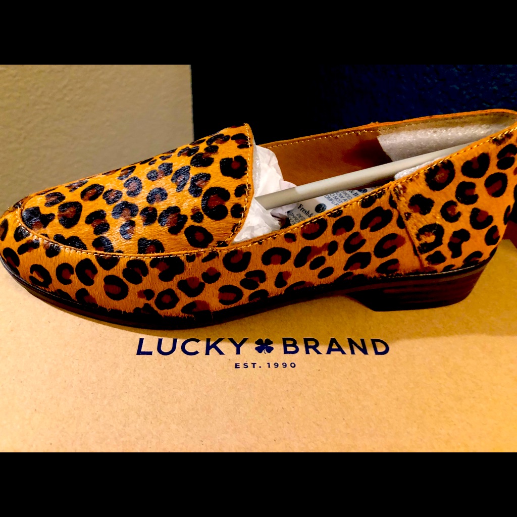 Lucky Brand Camden Calf Hair Flat